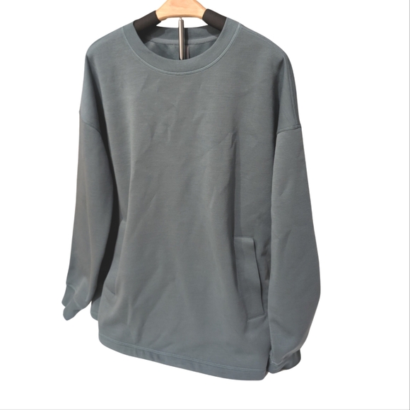 Mondetta Gray Long Sleeve Top | Size L | Soft & Cozy Everyday Shirt - Picture 7 of 9